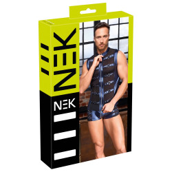 NEK Veste avec zip Top Eclino Bleu métallisé